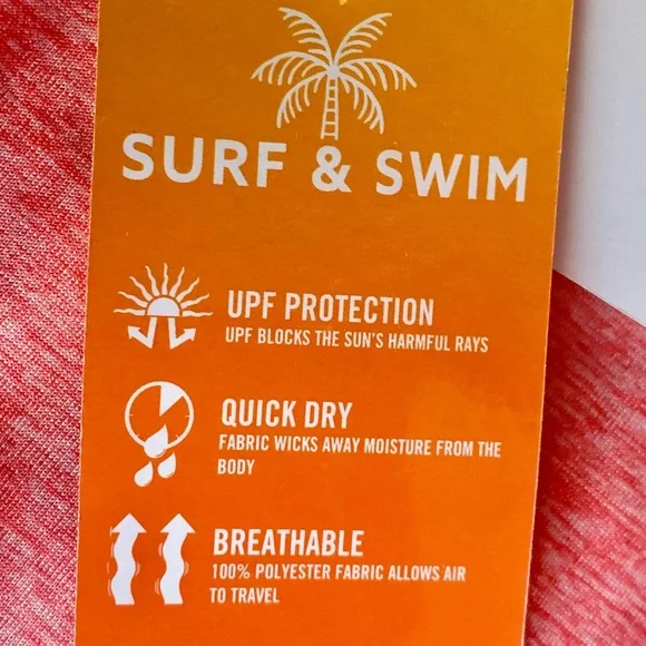 NWT Graphic TSHIRT Swim Tee Shirt Men Quick Fast Dry Swim Beach Pool Summer Gift - Picture 4 of 4